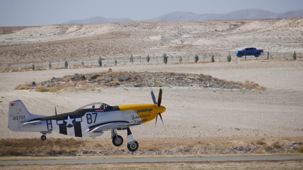 NORTH AMERICAN P-51 MUSTANG — North American Aviation — at ESKISEHIR — by aviator — Panasonic DMC-G85