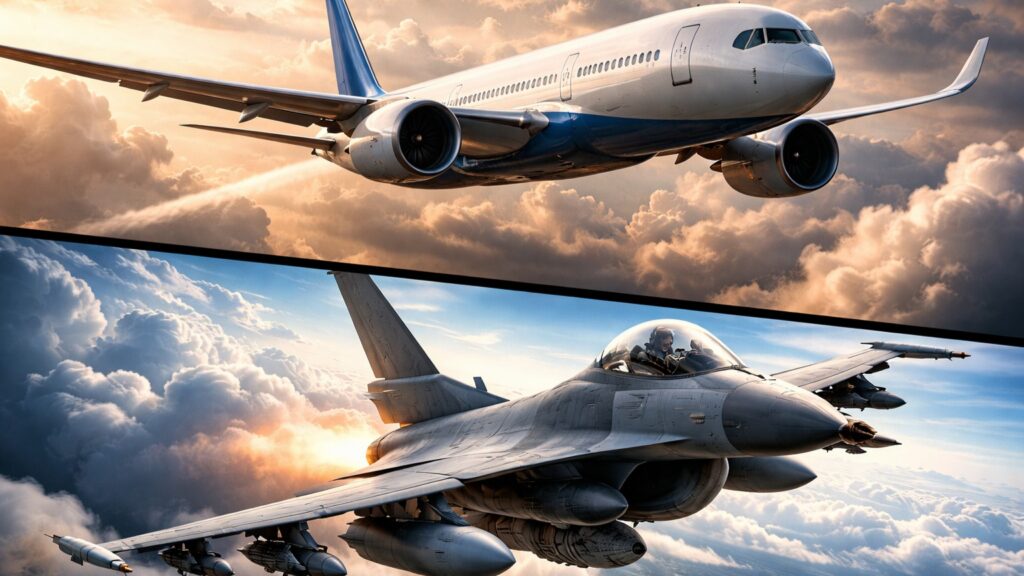 In contrast, fighter jets are a whole different beast.