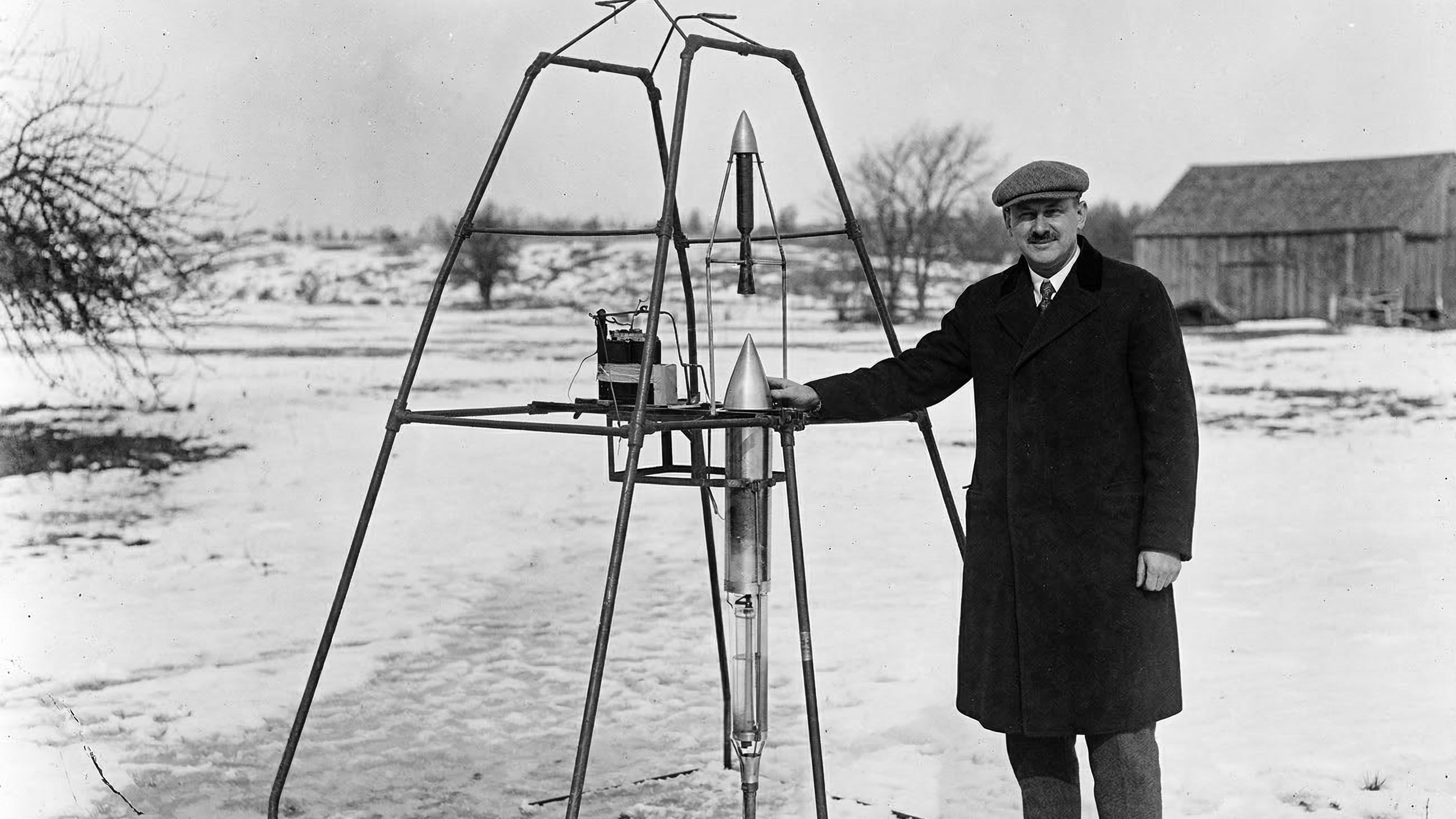 Robert Goddard’s First Liquid-Fueled Rocket