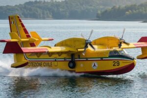 Canadair CL-415 aircraft manufactured by Canadair