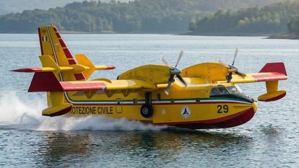 Canadair CL-415 aircraft manufactured by Canadair