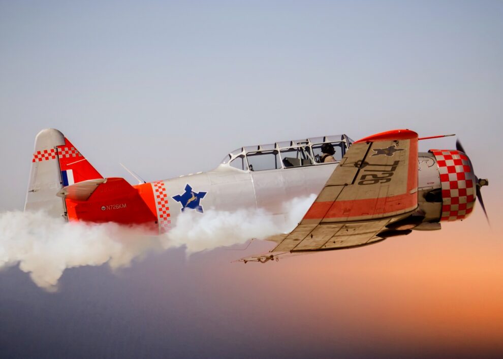 North American T-6 Texan aircraft manufactured by North American Aviation