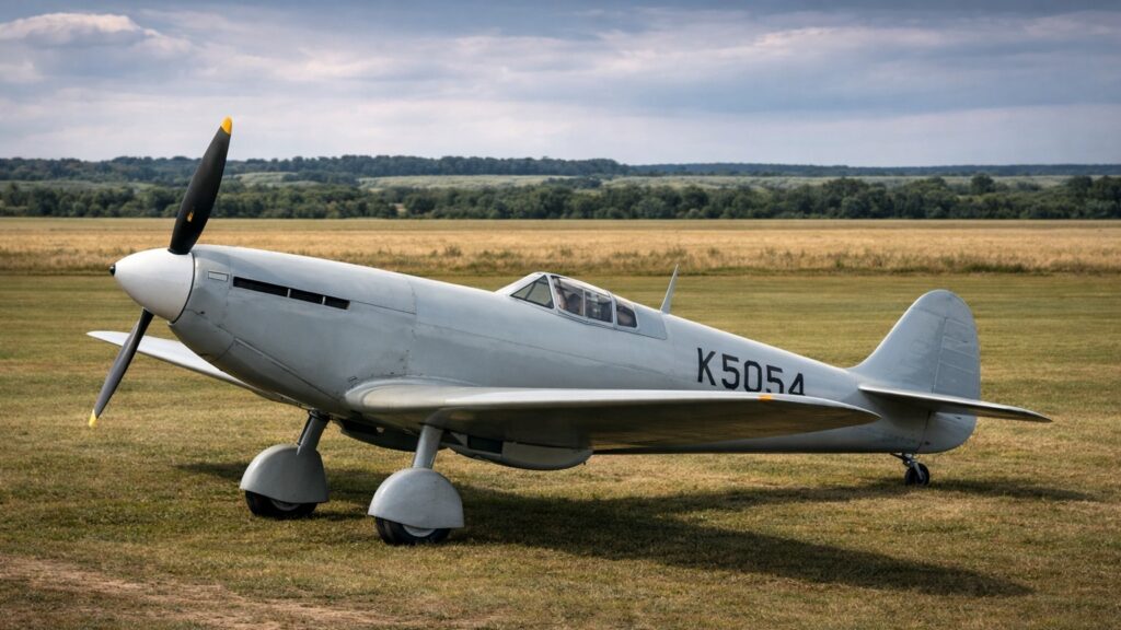 Historical photo of the initial Spitfire prototype K5054