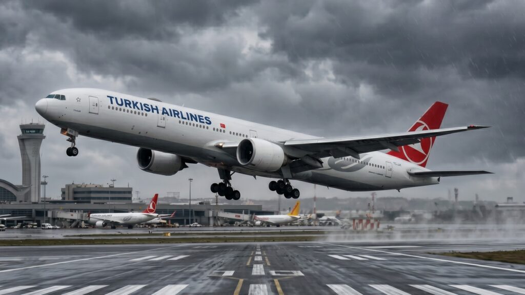 Boeing 777 Autopilot handling extreme crosswind