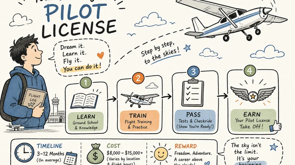 how to get a pilot license