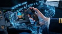 Airbus sidestick fly-by-wire data flow and PID loop visualization