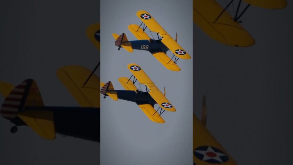 Before Spitfires, Pilots Learned Here: Tiger Moth vs Stearman ✈️ #shorts